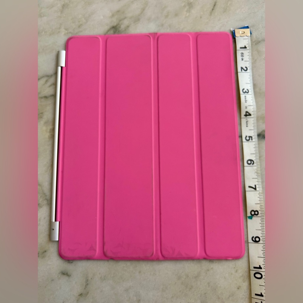 Apple Pink Tri-Fold Tablet Cover